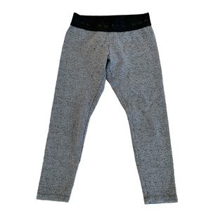 KORAL Leggings Capri Length Size Small Grey Black